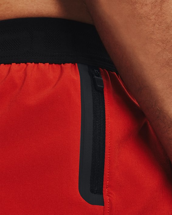 Men's UA Stretch Woven Shorts, Orange, pdpMainDesktop image number 3